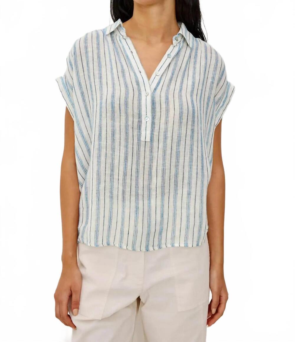 NEW RAILS tuscany top in windward stripe